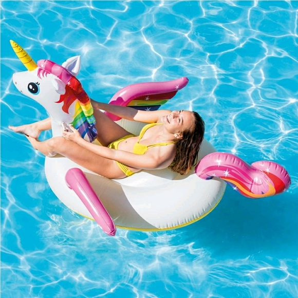 intex Other - Intex Unicorn Inflatable Ride-On Pool Float